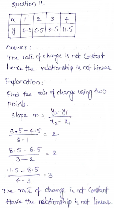 Go Math Grade 8 Answer Key Chapter 4 Nonproportional Relationships Page 106 Q11