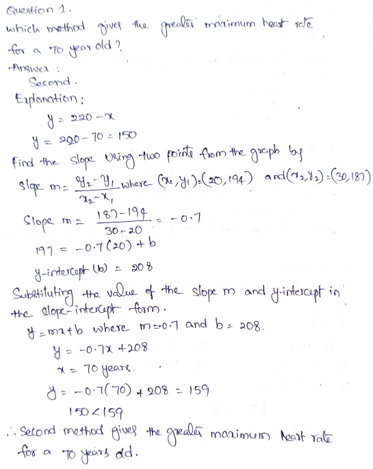 Go Math Grade 8 Answer Key Chapter 6 Functions Page 170 Q1