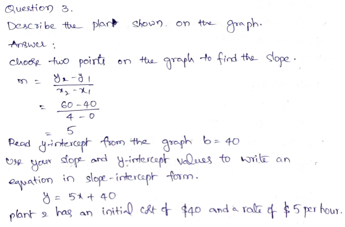 Go Math Grade 8 Answer Key Chapter 6 Functions Page 170 Q3