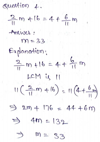Go Math Grade 8 Answer Key Chapter 7 Solving Linear Equations Page 206 Q4
