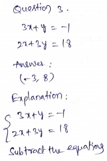 Go Math Grade 8 Answer Key Chapter 8 Solving Systems of Linear Equations Page 256 Q3