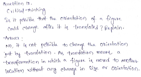 Go Math Grade 8 Answer Key Chapter 9 Transformations and Congruence Page 284 Q12