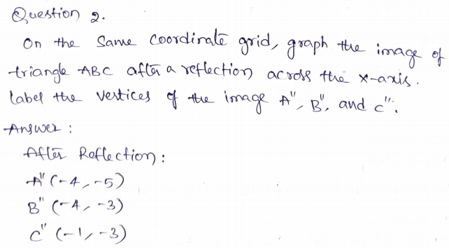 Go Math Grade 8 Answer Key Chapter 9 Transformations and Congruence Page 309 Q2