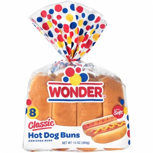 package of hot dog buns