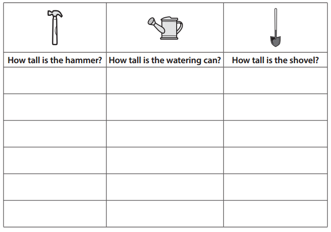 Bridges in Mathematics Grade 2 Student Book Unit 4 Answer Key Measurement 20