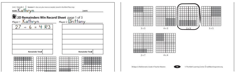 Bridges in Mathematics Grade 4 Student Book Unit 2 Module 4 Answer Key 5