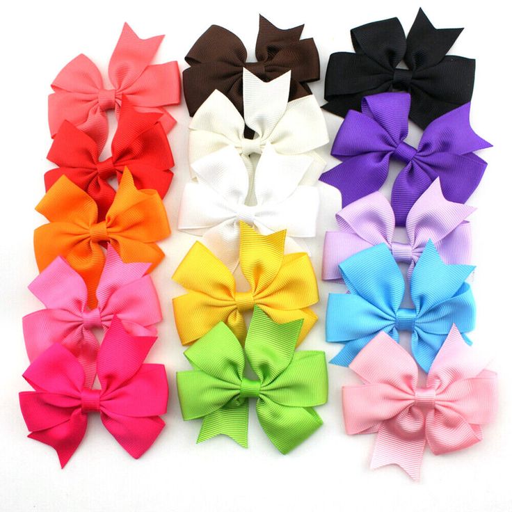 Jeanne makes hair bows to sell at the craft fair