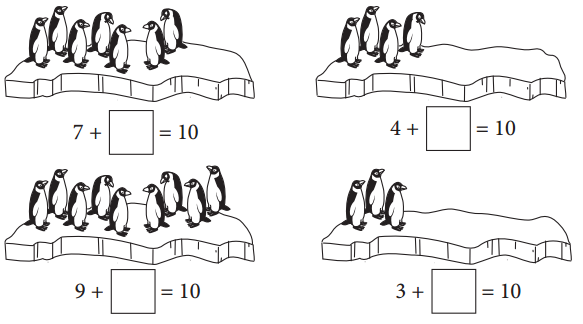 Bridges in Mathematics Grade 1 Student Book Unit 6 Answer Key Figure the Facts with Penguins 6