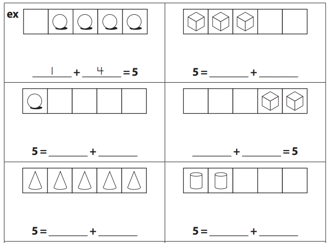 Bridges in Mathematics Kindergarten Home Connections Unit 6 Answer Key 13