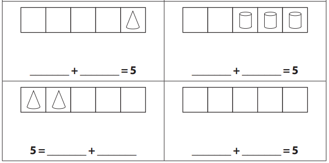 Bridges in Mathematics Kindergarten Home Connections Unit 6 Answer Key 14