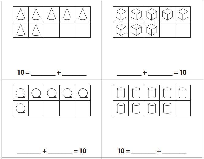 Bridges in Mathematics Kindergarten Home Connections Unit 6 Answer Key 15