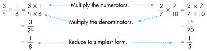 Spectrum Math Grade 5 Chapter 6 Lesson 2 Answer Key Multiplying Fractions Using Rules 1