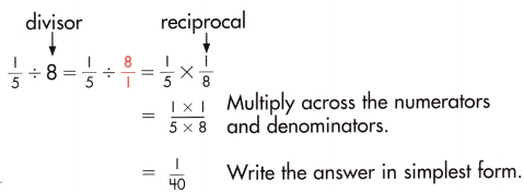 Spectrum Math Grade 5 Chapter 6 Lesson 5 Answer Key Dividing Fractions by Whole Numbers 1
