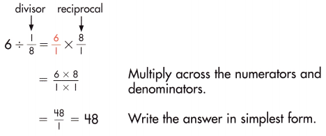 Spectrum Math Grade 5 Chapter 6 Lesson 6 Answer Key Dividing Whole Numbers by Fractions 1