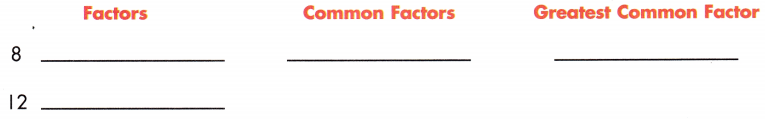 Spectrum Math Grade 6 Chapter 1 Lesson 7 Answer Key Greatest Common Factor 2