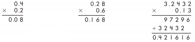 Spectrum Math Grade 6 Chapter 1 Lesson 9 Answer Key Multiplying Decimals 1