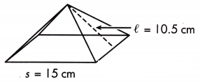 Spectrum Math Grade 6 Chapter 6 Lesson 7 Answer Key Surface Area Pyramids 14