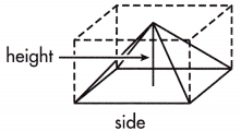Spectrum Math Grade 7 Chapter 5 Lesson 12 Answer Key Volume Pyramids 1