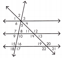 Spectrum Math Grade 8 Chapter 5 Lesson 6 Answer Key Transversals and Calculating Angles 13