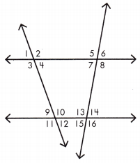 Spectrum Math Grade 8 Chapter 5 Lesson 6 Answer Key Transversals and Calculating Angles 16