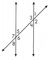 Spectrum Math Grade 8 Chapter 5 Lesson 6 Answer Key Transversals and Calculating Angles 9