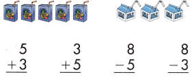 Spectrum Math Grade 1 Chapter 1 Lesson 17 Answer Key Fact Families 7 Through 10 13
