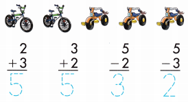 Spectrum Math Grade 1 Chapter 1 Lesson 7 Answer Key Fact Families 0 Through 6 1