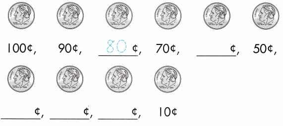 Spectrum Math Grade 2 Chapter 1 Lesson 3 Answer Key Skip Counting with Money 7