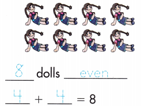 Spectrum Math Grade 2 Chapter 1 Lesson 4 Answer Key Odd or Even 8