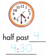 Spectrum Math Grade 2 Chapter 6 Lesson 2 Answer Key Telling Time to the Half Hour 4