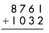 Spectrum Math Grade 3 Chapter 3 Lesson 3 Answer Key Adding 4-Digit Numbers 12