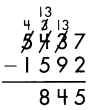Spectrum Math Grade 3 Chapter 3 Lesson 4 Answer Key Subtracting to 4 Digits 3