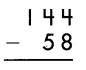 Spectrum Math Grade 4 Chapter 1 Lesson 6 Answer Key Subtracting 2 Digits from 3 Digits (renaming) 57