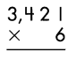 Spectrum Math Grade 4 Chapter 4 Lesson 10 Answer Key Multiplying 4 Digits by 1 Digit (renaming) 34