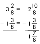 Spectrum Math Grade 4 Chapter 6 Lesson 12 Answer Key Subtracting Mixed Numerals with Like Denominators 1