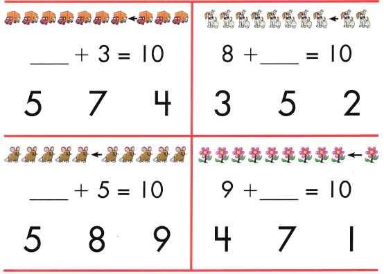 Spectrum Math Kindergarten Chapter 3 Answer Key Addition and Subtraction 22