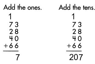 Spectrum Math Grade 4 Chapter 1 Lesson 5 Answer Key Adding Three or More Numbers (2 Digits) img 20