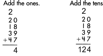 Spectrum Math Grade 4 Chapter 1 Lesson 5 Answer Key Adding Three or More Numbers (2 Digits) img 27