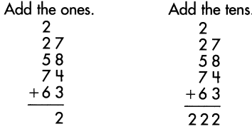 Spectrum Math Grade 4 Chapter 1 Lesson 5 Answer Key Adding Three or More Numbers (2 Digits) img 29