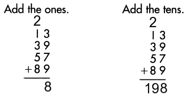 Spectrum Math Grade 4 Chapter 1 Lesson 5 Answer Key Adding Three or More Numbers (2 Digits) img 30