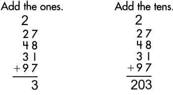 Spectrum Math Grade 4 Chapter 1 Lesson 5 Answer Key Adding Three or More Numbers (2 Digits) img 35