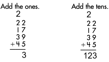 Spectrum Math Grade 4 Chapter 1 Lesson 5 Answer Key Adding Three or More Numbers (2 Digits) img 36