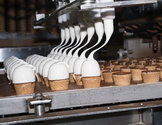 An ice-cream factory makes 180 quarts of ice cream in 2 hours