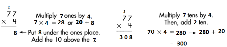 Spectrum-Math-Grade-4-Chapter-4-Lesson-4-Answer-Key-Multiplying-2-Digits-by-1-Digit-renaming-39