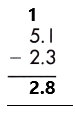Spectrum Math Grade 5 Chapter 3 Lesson 3 Answer Key Subtracting Decimals to Tenths_13