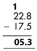 Spectrum Math Grade 5 Chapter 3 Lesson 3 Answer Key Subtracting Decimals to Tenths_25