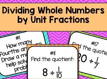 Divide Whole Numbers by Unit Fractions