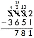 Spectrum Math Grade 3 Chapter 3 Lesson 4 Answer Key Subtracting to 4 Digits-117