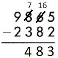 Spectrum Math Grade 3 Chapter 3 Lesson 4 Answer Key Subtracting to 4 Digits-33