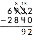 Spectrum Math Grade 3 Chapter 3 Lesson 4 Answer Key Subtracting to 4 Digits-71